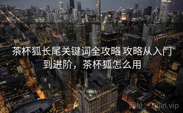 茶杯狐长尾关键词全攻略 攻略从入门到进阶，茶杯狐怎么用