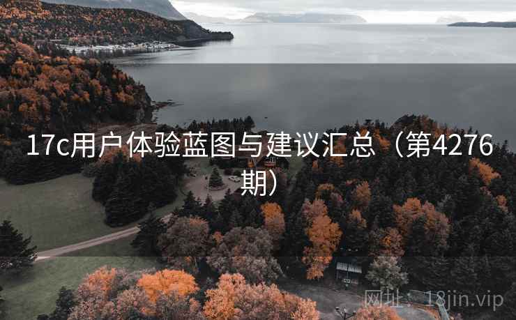 17c用户体验蓝图与建议汇总（第4276期）