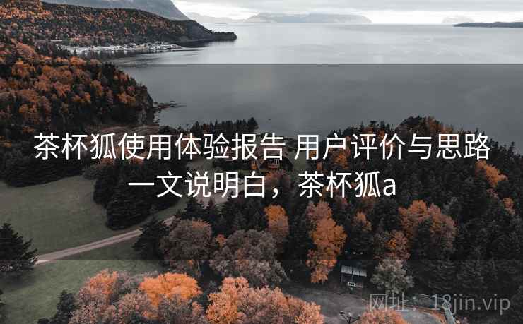 茶杯狐使用体验报告 用户评价与思路一文说明白,茶杯狐a 茶杯狐使用体验报告 用户评价与思路一文说明白,茶杯狐a
