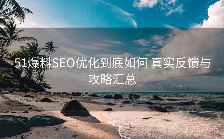 51爆料SEO优化到底如何 真实反馈与攻略汇总 51爆料SEO优化到底如何 真实反馈与攻略汇总