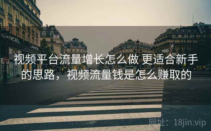 视频平台流量增长怎么做 更适合新手的思路,视频流量钱是怎么赚取的 视频平台流量增长怎么做 更适合新手的思路,视频流量钱是怎么赚取的